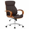 chaise-de-bureau-ergonomique-reglable-et-pivotante-marron-kezhoi3827ra